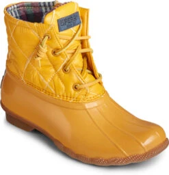 Sperry Women's Saltwater Quilted Nylon -Englin's Fine Footwear sperry womens saltwater quilted nylon mastard sts85532 22340.1605548912