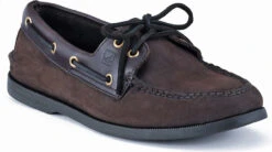 Sperry Men's Authentic Original Boat Shoe -Englin's Fine Footwear sperry mens authentic original brown buc brown 0195412 76949.1494591727