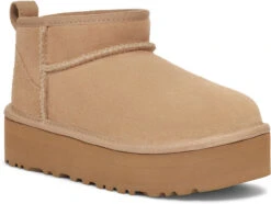 UGG Kids Classic Ultra Mini Platform -Englin's Fine Footwear ugg childrens kids classic ultra mini platform sand 1157791k san 41366.1732886137