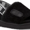 UGG Kids Disco Slide -Englin's Fine Footwear ugg childrens kids disco slide black 1129074k blk 25548.1646256743