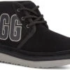 UGG Kids Neumel Graphic Outline -Englin's Fine Footwear ugg childrens kids neumel graphic outline black grey suede 1130787k bgsd 70500.1662609722