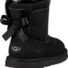 UGG Toddlers Mini Bailey Bow II -Englin's Fine Footwear ugg childrens mini bailey bow ii black 1017397k blk 88162.1638639782
