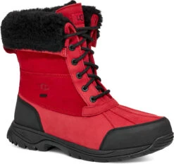 UGG Men's Butte -Englin's Fine Footwear ugg mens butte samba red black 1130809 srbck 45792.1667486529