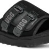 UGG Men's Goldencoast Strap Slide -Englin's Fine Footwear ugg mens goldencoast strap slide black 1142730 blk 10692.1696305437