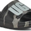 UGG Men's Wilcox Slide Camopop -Englin's Fine Footwear ugg mens wilcox slide camopop black 1144910 blk 18906.1696284181