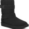 UGG Women's Bailey Graphic Logo Strap -Englin's Fine Footwear ugg womens bailey graphic logo strap black 1137074 blk 23116.1667481905