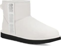 UGG Women's Classic Mini Side Logo II 11 UGG Women's Classic Mini Side Logo II -Englin's Fine Footwear ugg womens classic mini side logo 2 ultra matte white 1133490 umwh 77560.1662579291